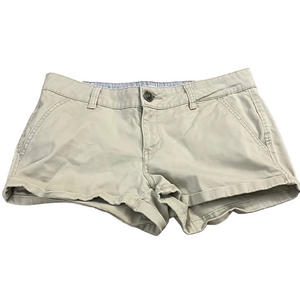 So Tan Shorts with Cuffed Hem